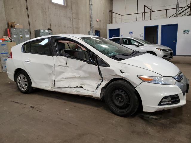 JHMZE2H38DS000534 - 2013 HONDA INSIGHT WHITE photo 4