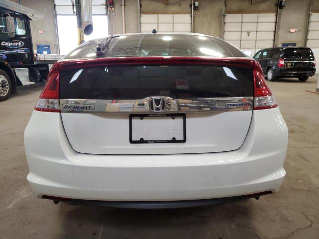 JHMZE2H38DS000534 - 2013 HONDA INSIGHT WHITE photo 6