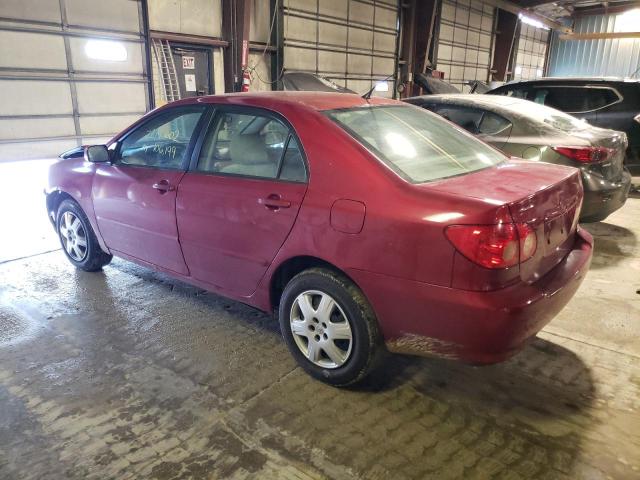 1NXBR32E86Z755225 - 2006 TOYOTA COROLLA CE RED photo 2