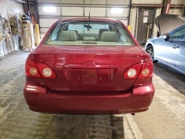 1NXBR32E86Z755225 - 2006 TOYOTA COROLLA CE RED photo 6