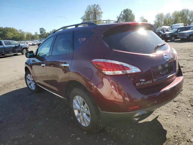 JN8AZ1MU7CW100910 - 2012 NISSAN MURANO S RED photo 2