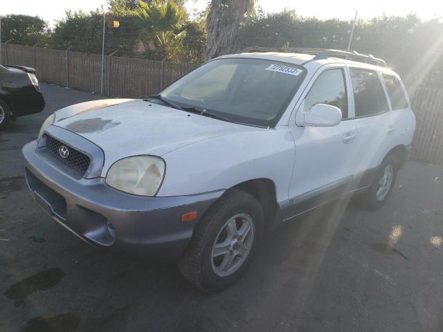 KM8SB12B14U641949 - 2004 HYUNDAI SANTA FE GL WHITE photo 1