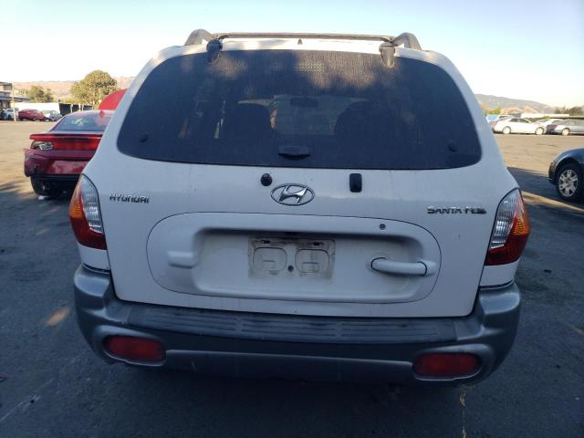 KM8SB12B14U641949 - 2004 HYUNDAI SANTA FE GL WHITE photo 6