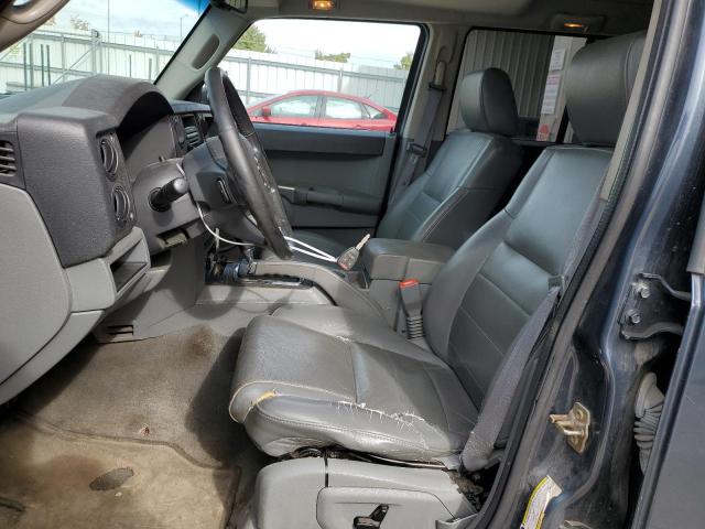 1J8HG48P47C617930 - 2007 JEEP COMMANDER BLUE photo 7