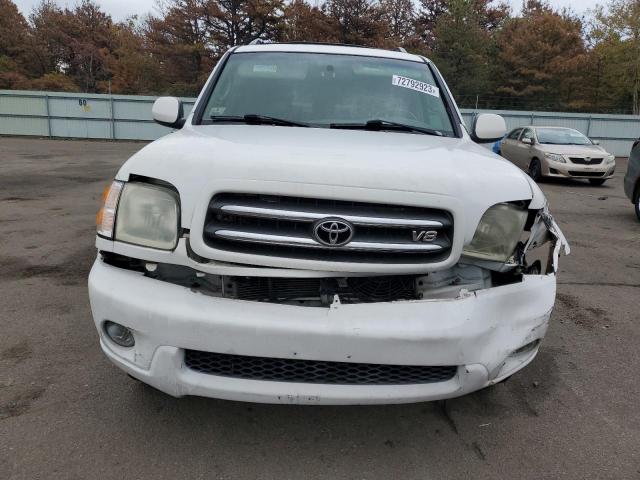 5TDBT48A12S074662 - 2002 TOYOTA SEQUOIA LIMITED WHITE photo 5