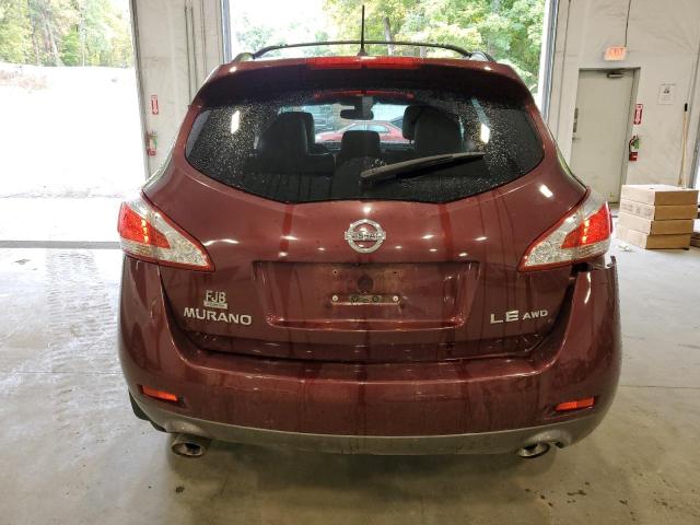 JN8AZ1MW8CW225898 - 2012 NISSAN MURANO S BURGUNDY photo 6