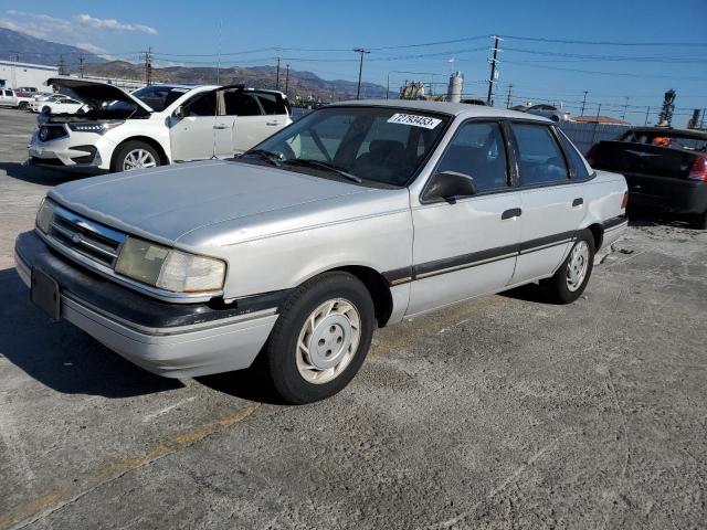 1FAPP36X4MK162925 - 1991 FORD TEMPO GL GRAY photo 1