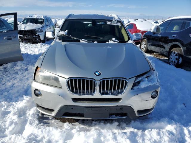 5UXWX7C50BL734546 - 2011 BMW X3 XDRIVE35I SILVER photo 5