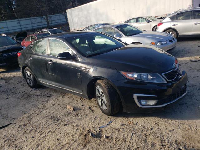 KNAGM4AD8D5051019 - 2013 KIA OPTIMA HYBRID BLACK photo 4