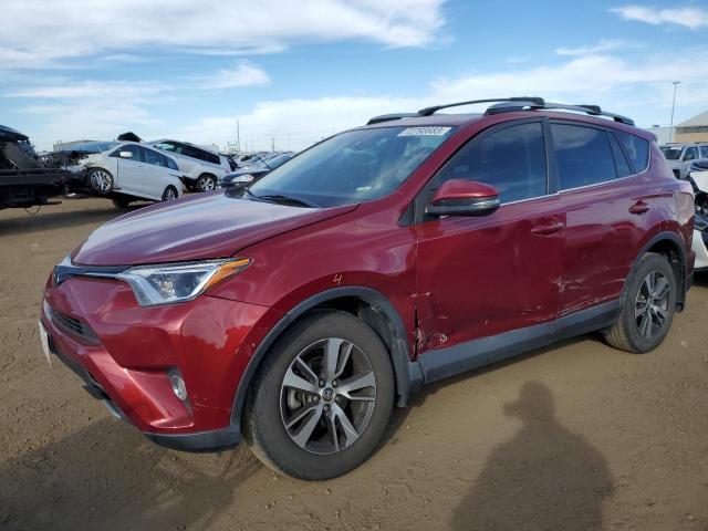 2T3RFREV9JW709313 - 2018 TOYOTA RAV4 ADVENTURE RED photo 1