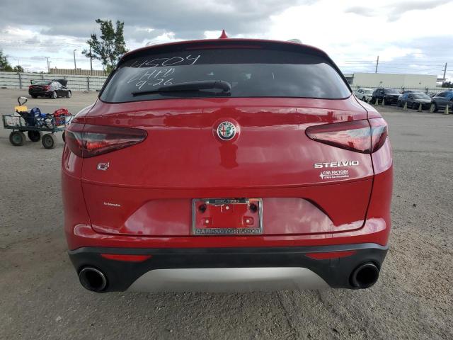 ZASPAKAN3K7C44504 - 2019 ALFA ROMEO STELVIO RED photo 6