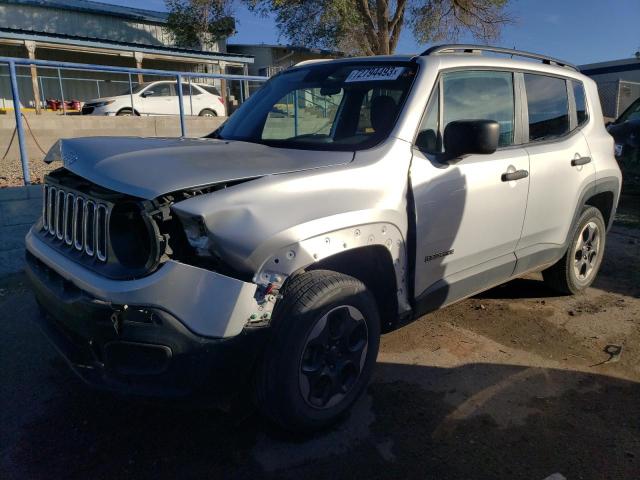 ZACCJBABXJPH65752 - 2018 JEEP RENEGADE SPORT SILVER photo 1