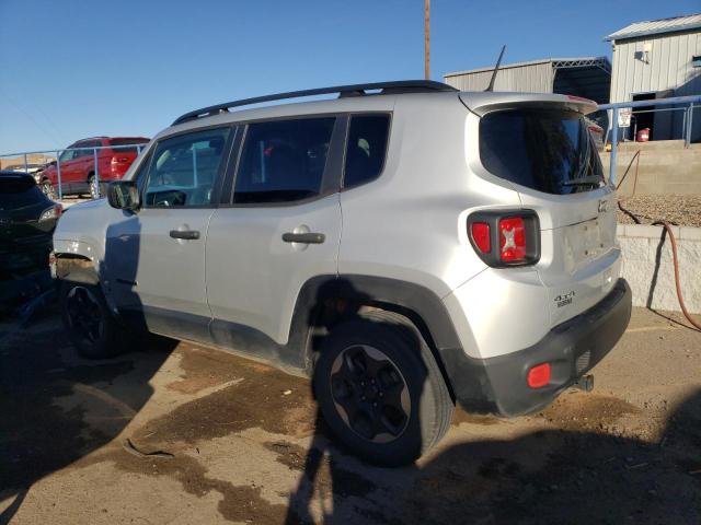 ZACCJBABXJPH65752 - 2018 JEEP RENEGADE SPORT SILVER photo 2