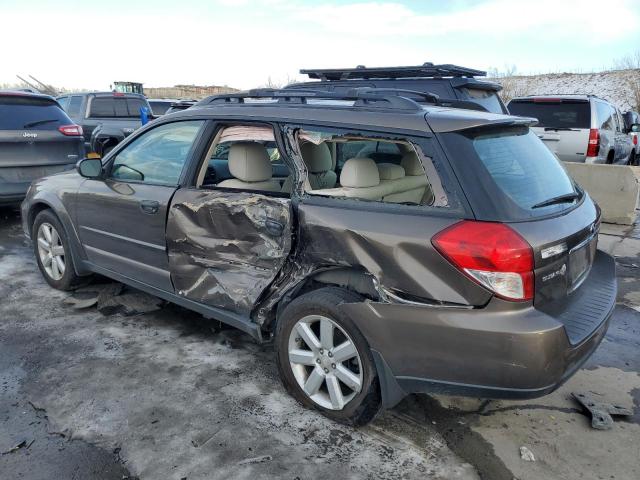 4S4BP61C687340526 - 2008 SUBARU OUTBACK 2.5I BROWN photo 2