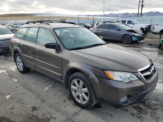 4S4BP61C687340526 - 2008 SUBARU OUTBACK 2.5I BROWN photo 4