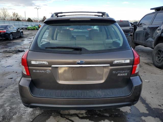 4S4BP61C687340526 - 2008 SUBARU OUTBACK 2.5I BROWN photo 6