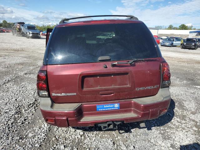 1GNDS13S442340560 - 2004 CHEVROLET TRAILBLAZE LS RED photo 6