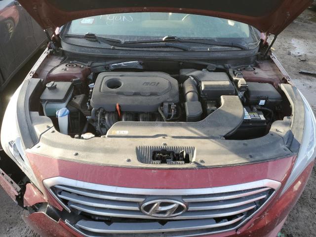 5NPE24AF1FH141326 - 2015 HYUNDAI SONATA SE RED photo 11