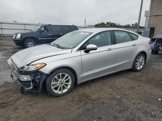 3FA6P0LU4KR192777 - 2019 FORD FUSION SE SILVER photo 1