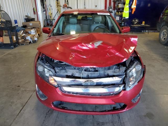 3FAHP0JG4BR157128 - 2011 FORD FUSION SEL RED photo 5