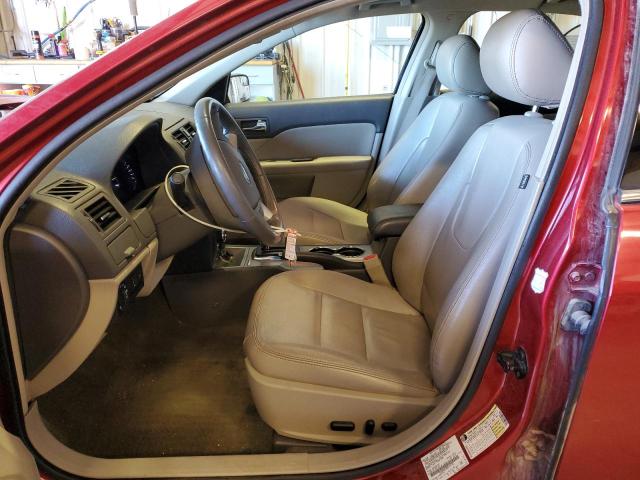 3FAHP0JG4BR157128 - 2011 FORD FUSION SEL RED photo 7