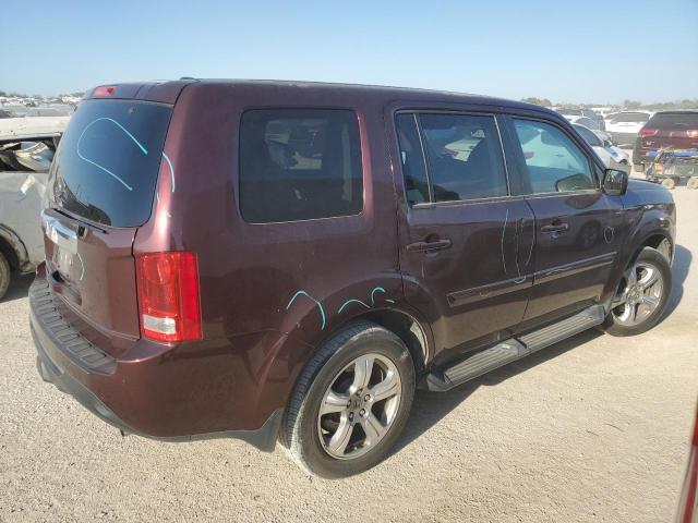 5FNYF3H66EB021858 - 2014 HONDA PILOT EXL BURGUNDY photo 3