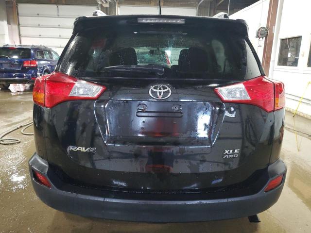 2T3RFREV8DW093186 - 2013 TOYOTA RAV4 XLE BLACK photo 6