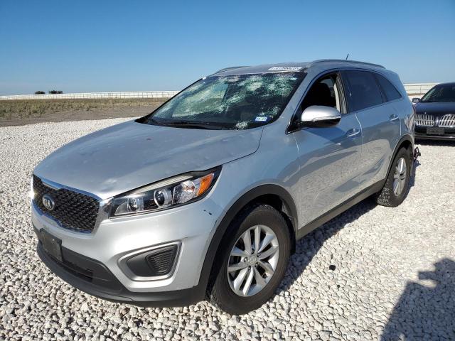 5XYPG4A31GG120890 - 2016 KIA SORENTO LX SILVER photo 1