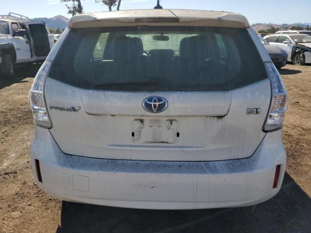 JTDZN3EU1C3054254 - 2012 TOYOTA PRIUS V WHITE photo 6