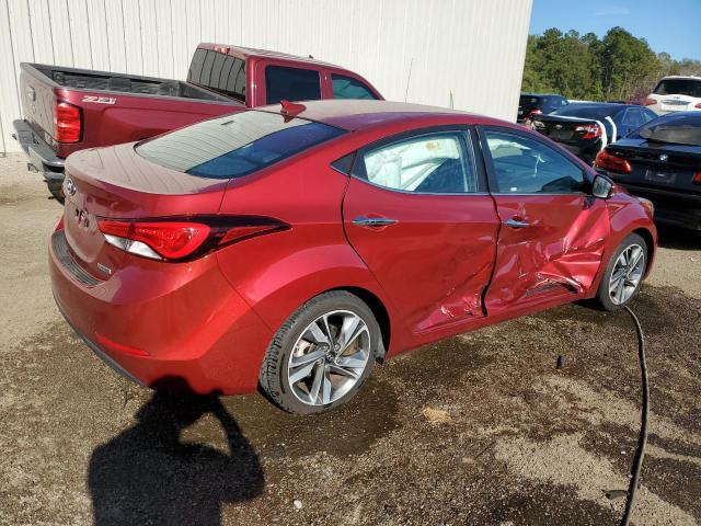 5NPDH4AE5FH625212 - 2015 HYUNDAI ELANTRA SE RED photo 3