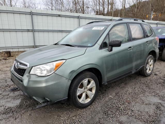 JF2SJABC1FH827326 - 2015 SUBARU FORESTER 2.5I GREEN photo 1