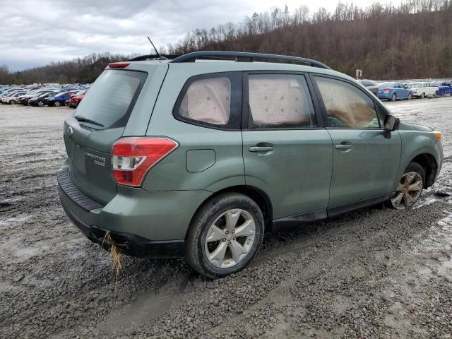 JF2SJABC1FH827326 - 2015 SUBARU FORESTER 2.5I GREEN photo 3