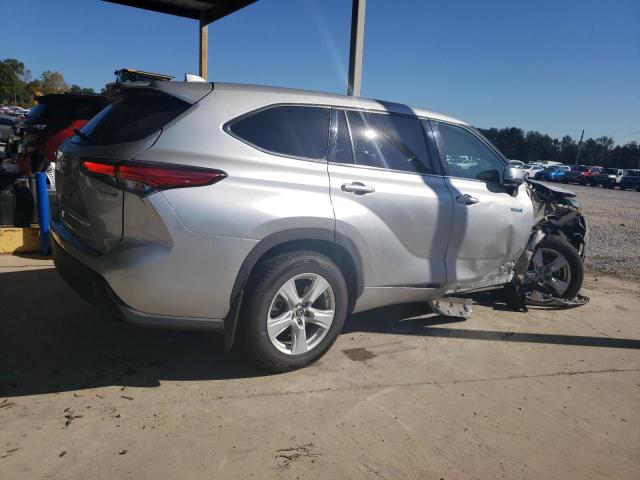 5TDBBRCH4MS525462 - 2021 TOYOTA HIGHLANDER HYBRID LE SILVER photo 3