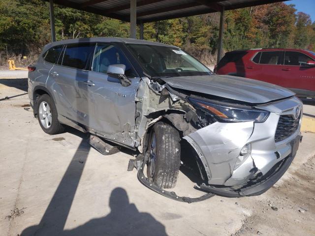 5TDBBRCH4MS525462 - 2021 TOYOTA HIGHLANDER HYBRID LE SILVER photo 4