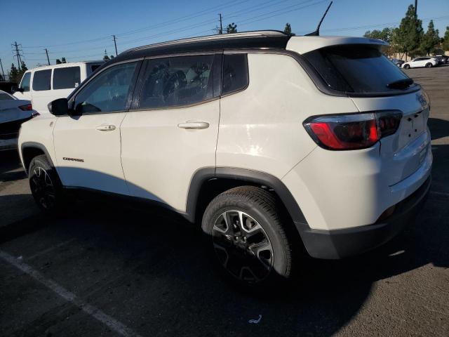 3C4NJDDB1MT550306 - 2021 JEEP COMPASS TRAILHAWK WHITE photo 2