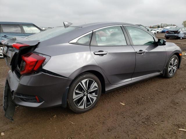 19XFC1F77JE002705 - 2018 HONDA CIVIC EXL GRAY photo 3