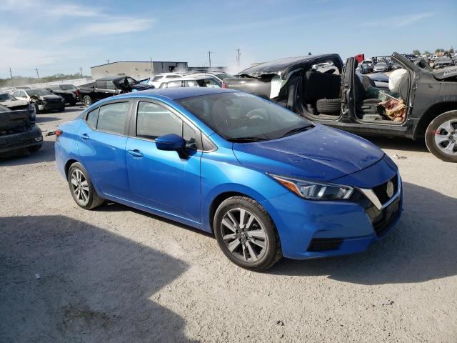 3N1CN8EV3ML878745 - 2021 NISSAN VERSA SV BLUE photo 4