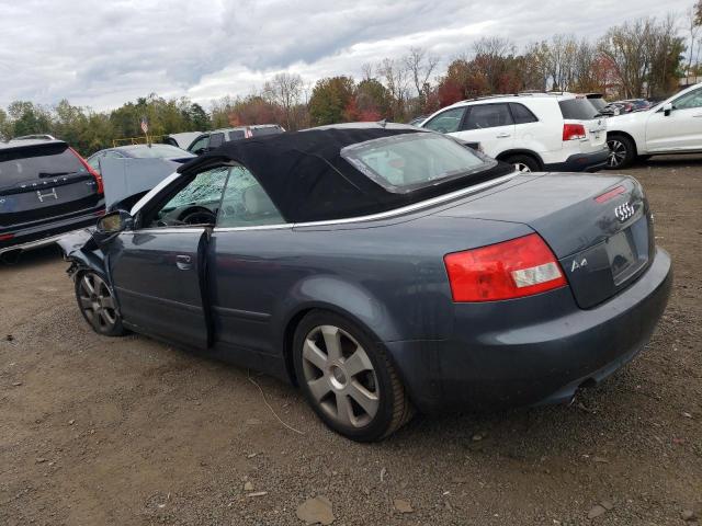 WAUDT48H66K009693 - 2006 AUDI A4 QUATTRO GRAY photo 2