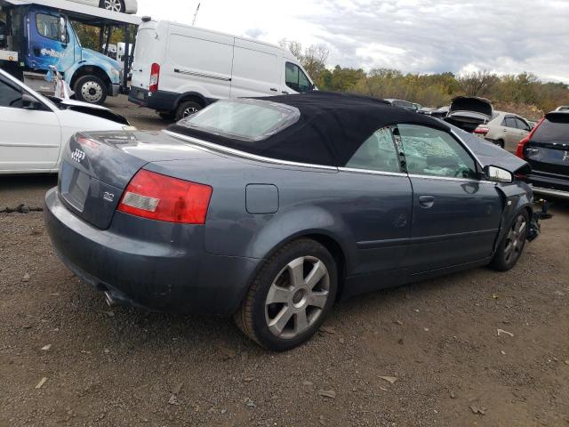 WAUDT48H66K009693 - 2006 AUDI A4 QUATTRO GRAY photo 3