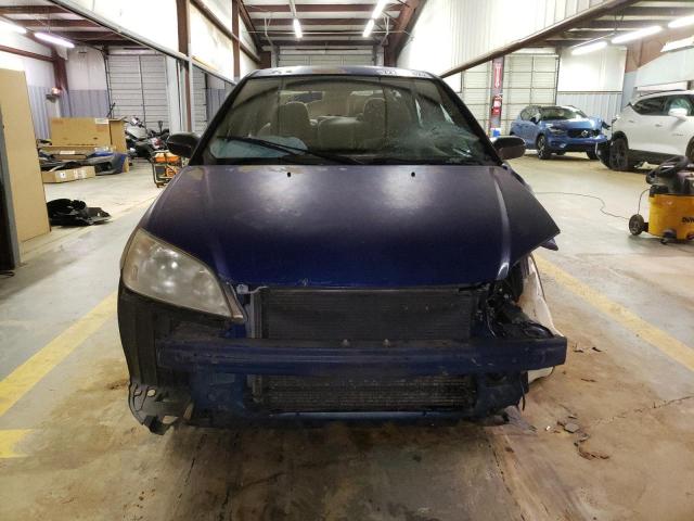 2HGES16305H609939 - 2005 HONDA CIVIC DX VP BLUE photo 5