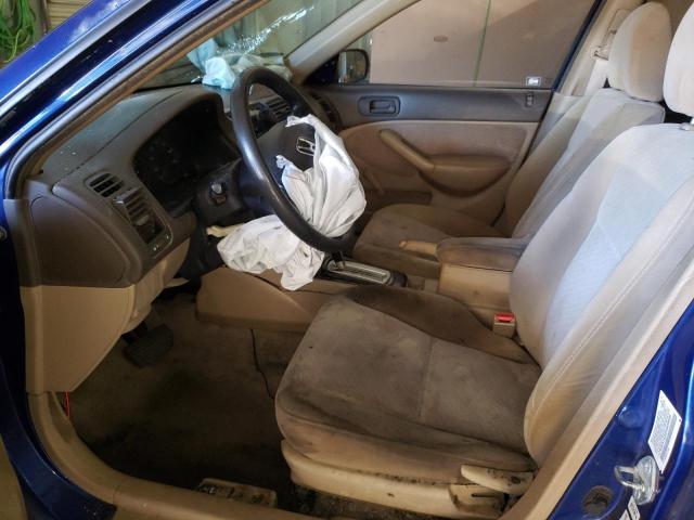 2HGES16305H609939 - 2005 HONDA CIVIC DX VP BLUE photo 7