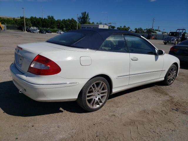 WDBTK56G76T072411 - 2006 MERCEDES-BENZ CLK 350 WHITE photo 3