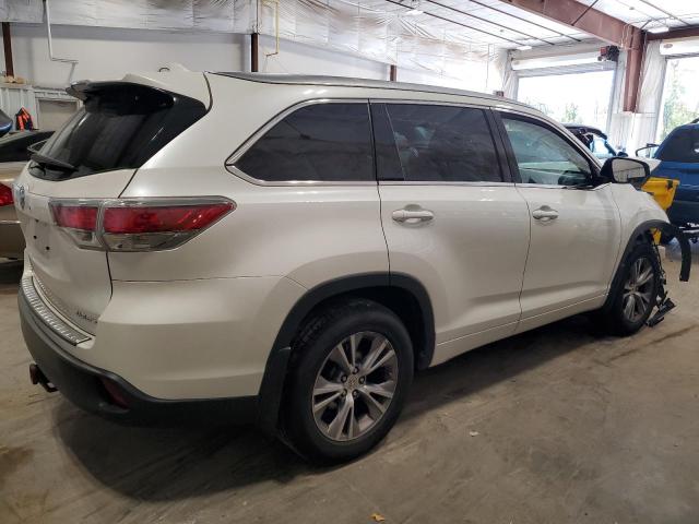 5TDJKRFH5FS078537 - 2015 TOYOTA HIGHLANDER XLE WHITE photo 3