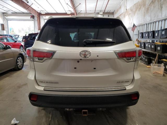 5TDJKRFH5FS078537 - 2015 TOYOTA HIGHLANDER XLE WHITE photo 6