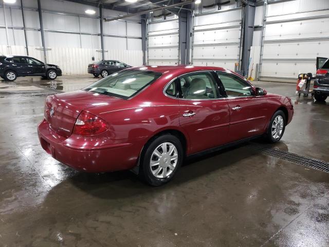 2G4WC532451234659 - 2005 BUICK LACROSSE CX RED photo 3