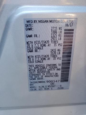 5N1DR2MM0HC900547 - 2017 NISSAN PATHFINDER S 银色 照片 13