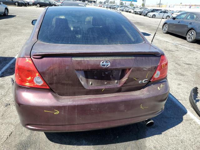 JTKDE177850012635 - 2005 TOYOTA SCION TC 栗色 照片 6