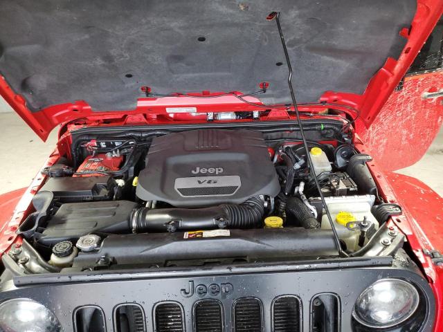 1C4HJWEG5EL324320 - 2014 JEEP WRANGLER U SAHARA BLACK photo 12