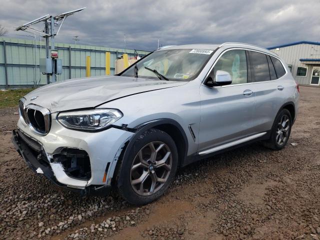 5UXTY5C09LLT35502 - 2020 BMW X3 XDRIVE30I SILVER photo 1