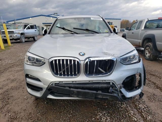 5UXTY5C09LLT35502 - 2020 BMW X3 XDRIVE30I SILVER photo 5